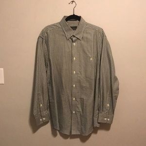 Checkered Button Down size Large